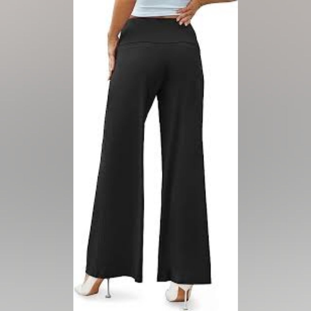 Arolina black wide leg pants size XL.  Polyester and dpandex. Only worn once.
